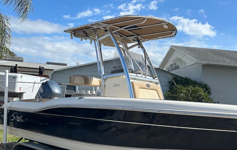 Custom boat shade by Coastal Custom Canvas in Juneau Alaska